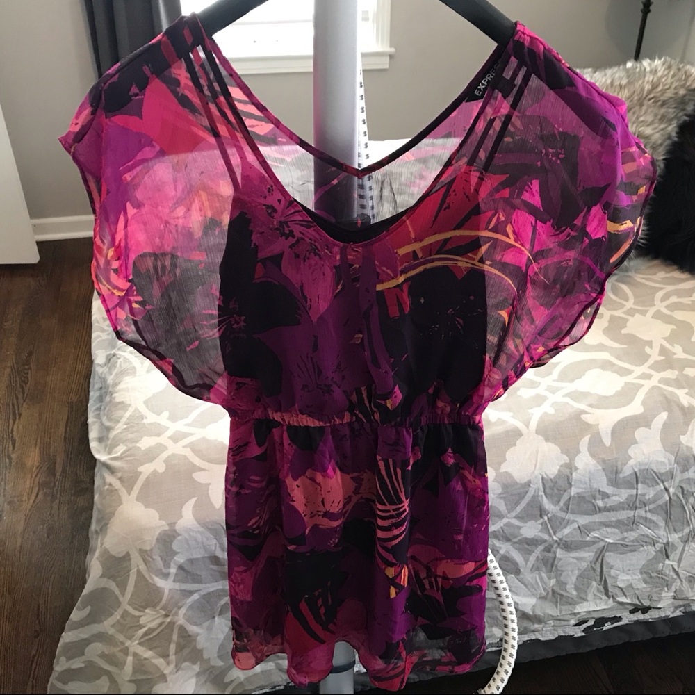 Floral Dress by Express